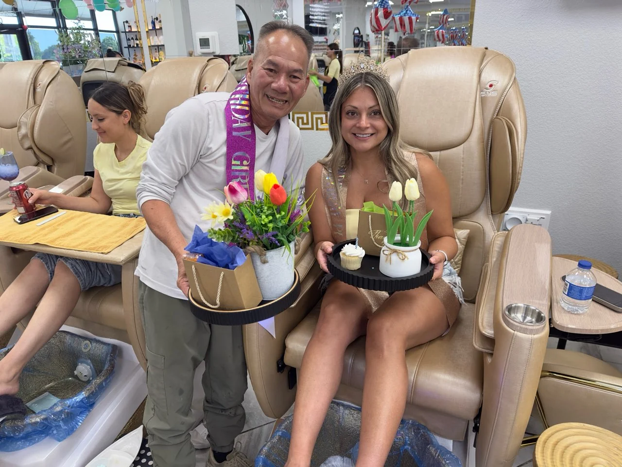 Guest celebration at Larita Nail Spa